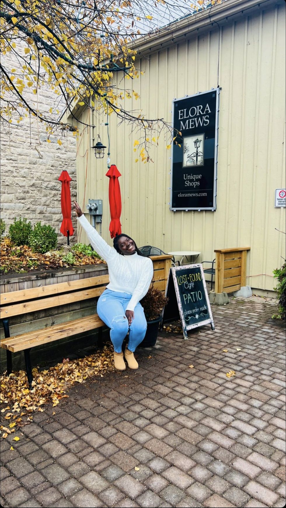 Priscilla in Elora.