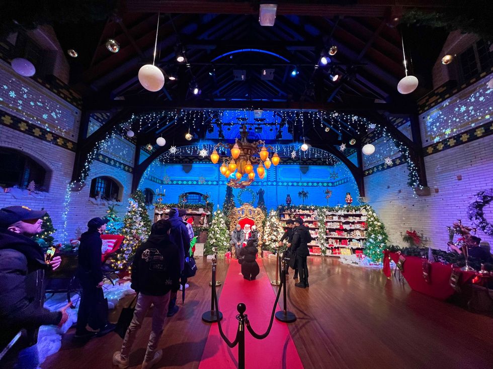 Santa's workshop.