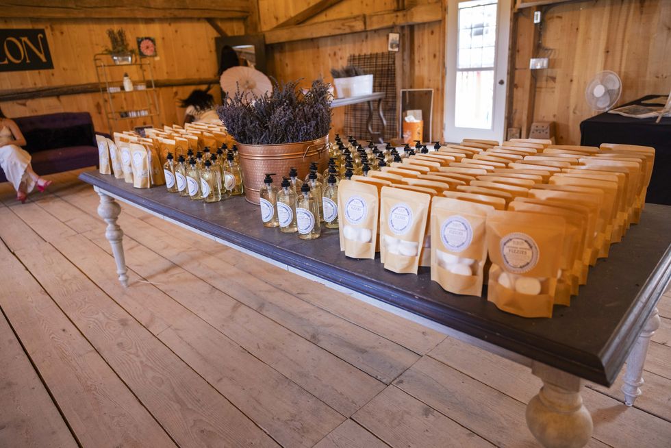 Lavender products.