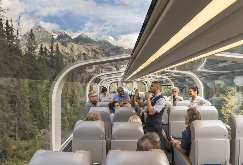 Second level of Rocky Mountaineer.