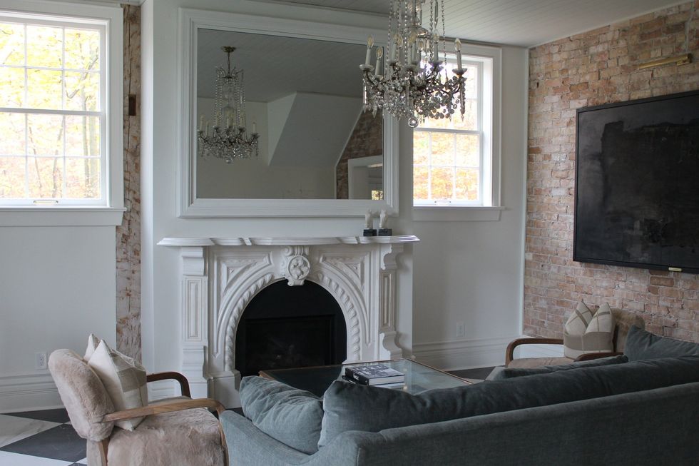 Interior of a guest house.