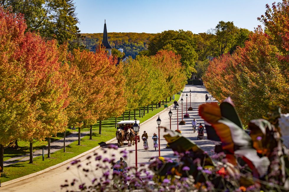 Fall on Mackinac Island.