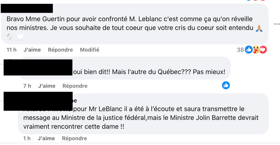 Capture d'\u00e9cran Facebook.