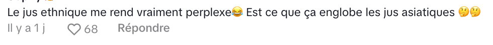 Un commentaire sous le TikTik de aquamarianne sur le Maxi.