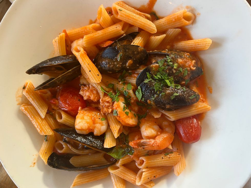 Pasta from Magnone's Italian Kitchen.