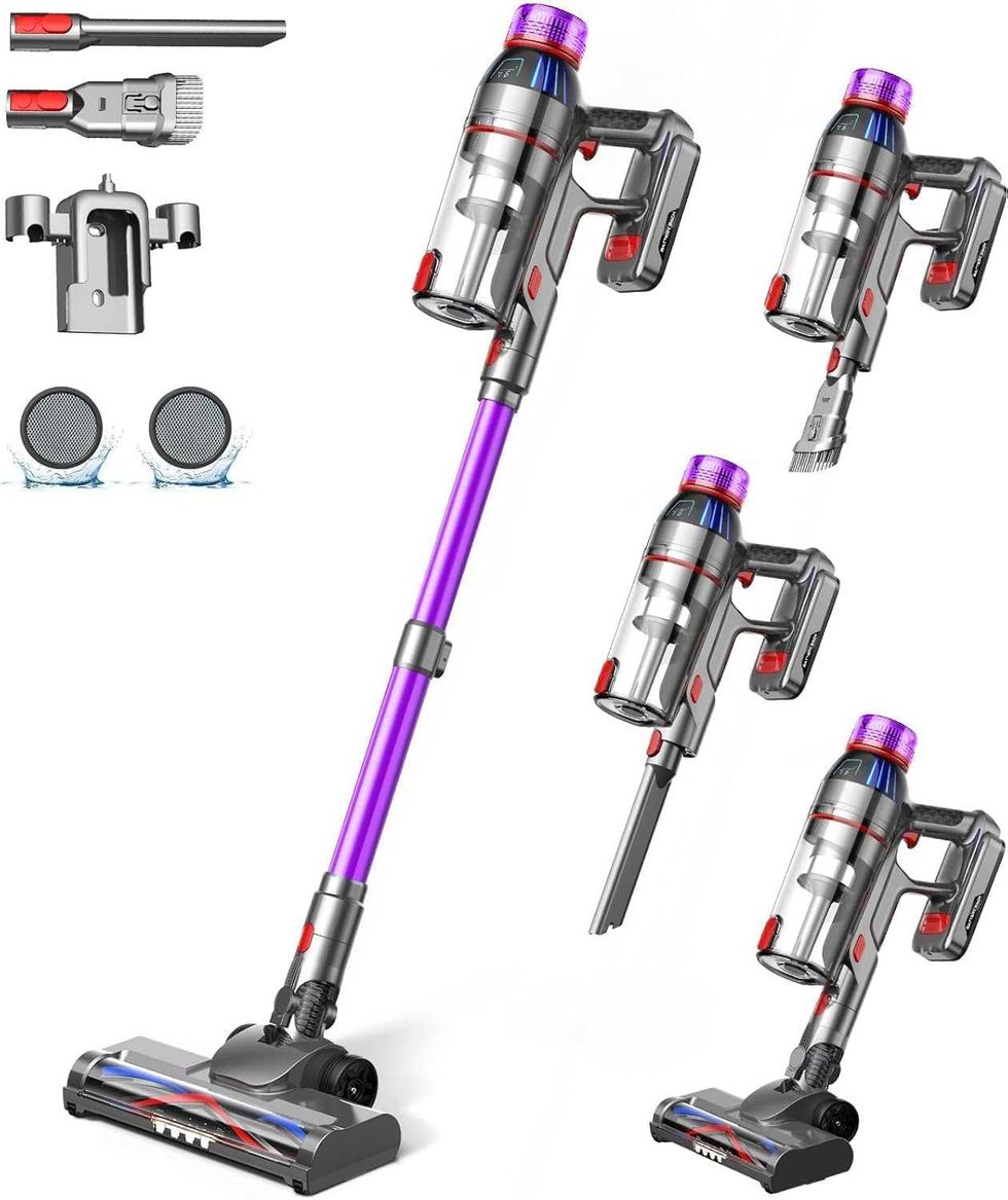 L'aspirateur-balai sans fil MQDXE sur le site d'Amazon, parmi les meilleurs vendeurs Amazon.