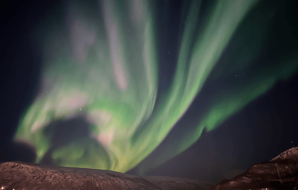 The northern lights of 2026, visible in Tromso, Norway.