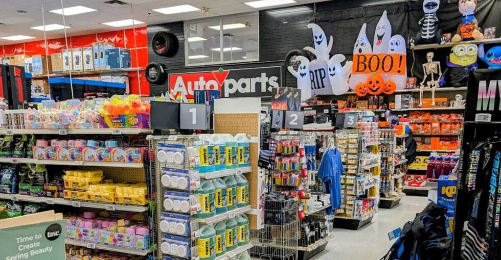 Canadian Tire store aisles.