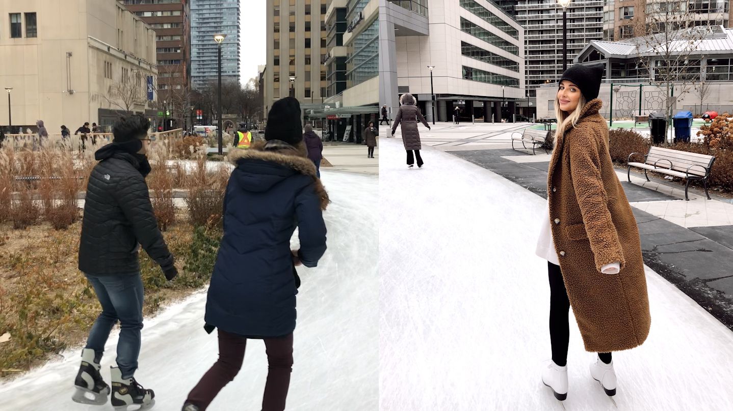 The Barbara Ann Scott Ice Trail Is A Perfect date idea in Toronto this winter