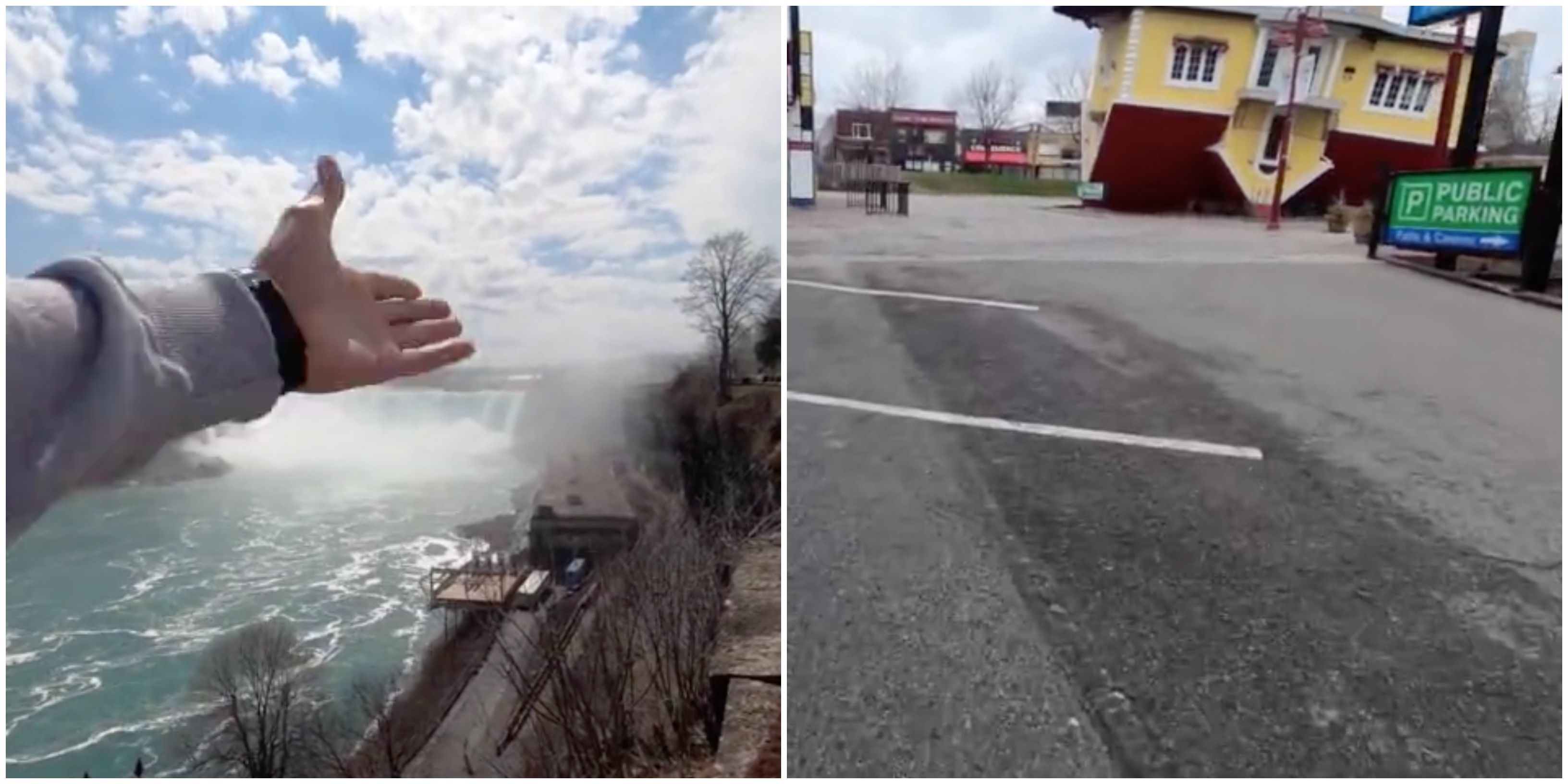 Tour of an Empty Niagara Falls during Quarantine