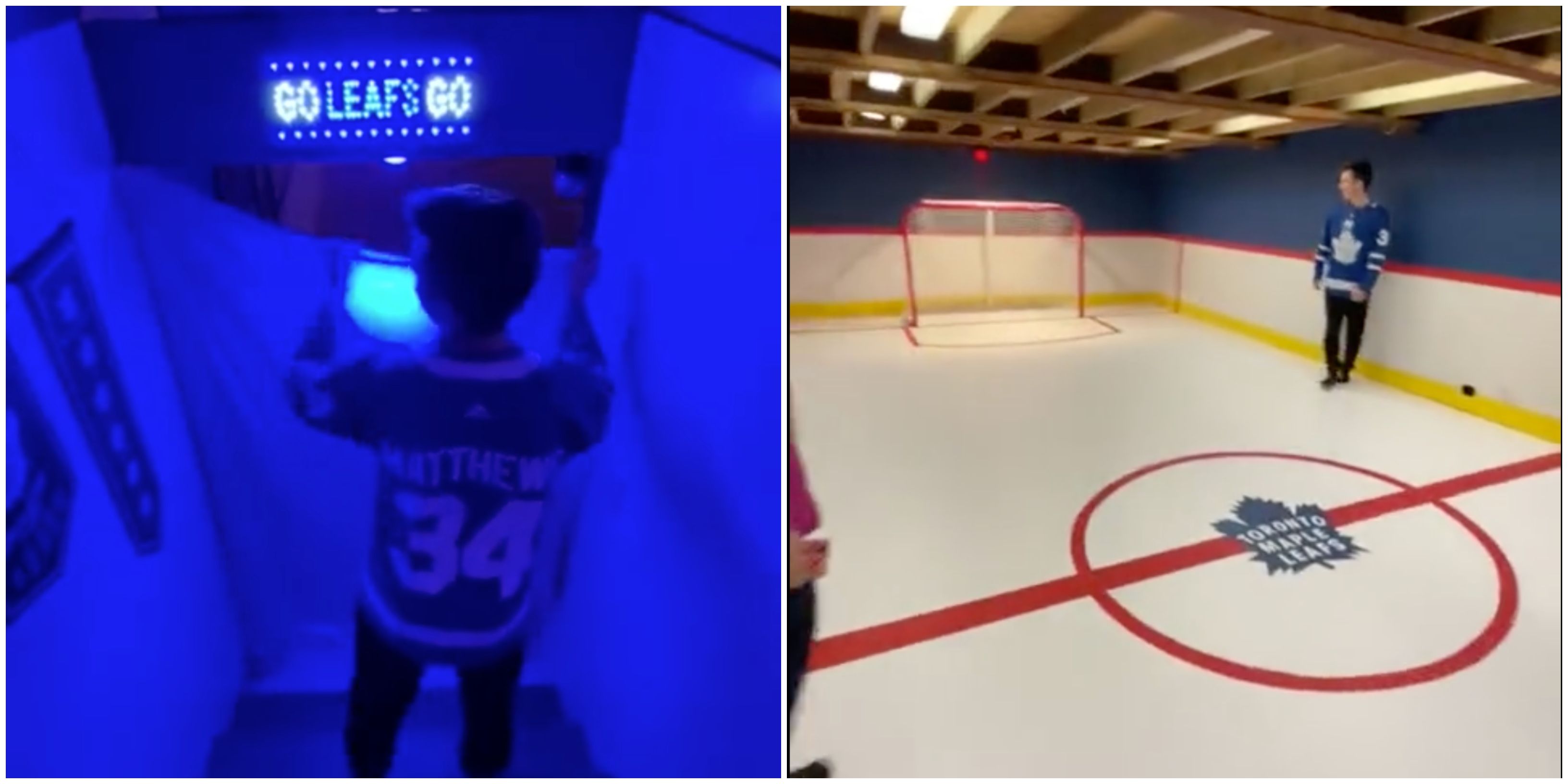 Toronto Maple Leafs Superfan Gives His Basement An Epic Makeover (VIDEO)