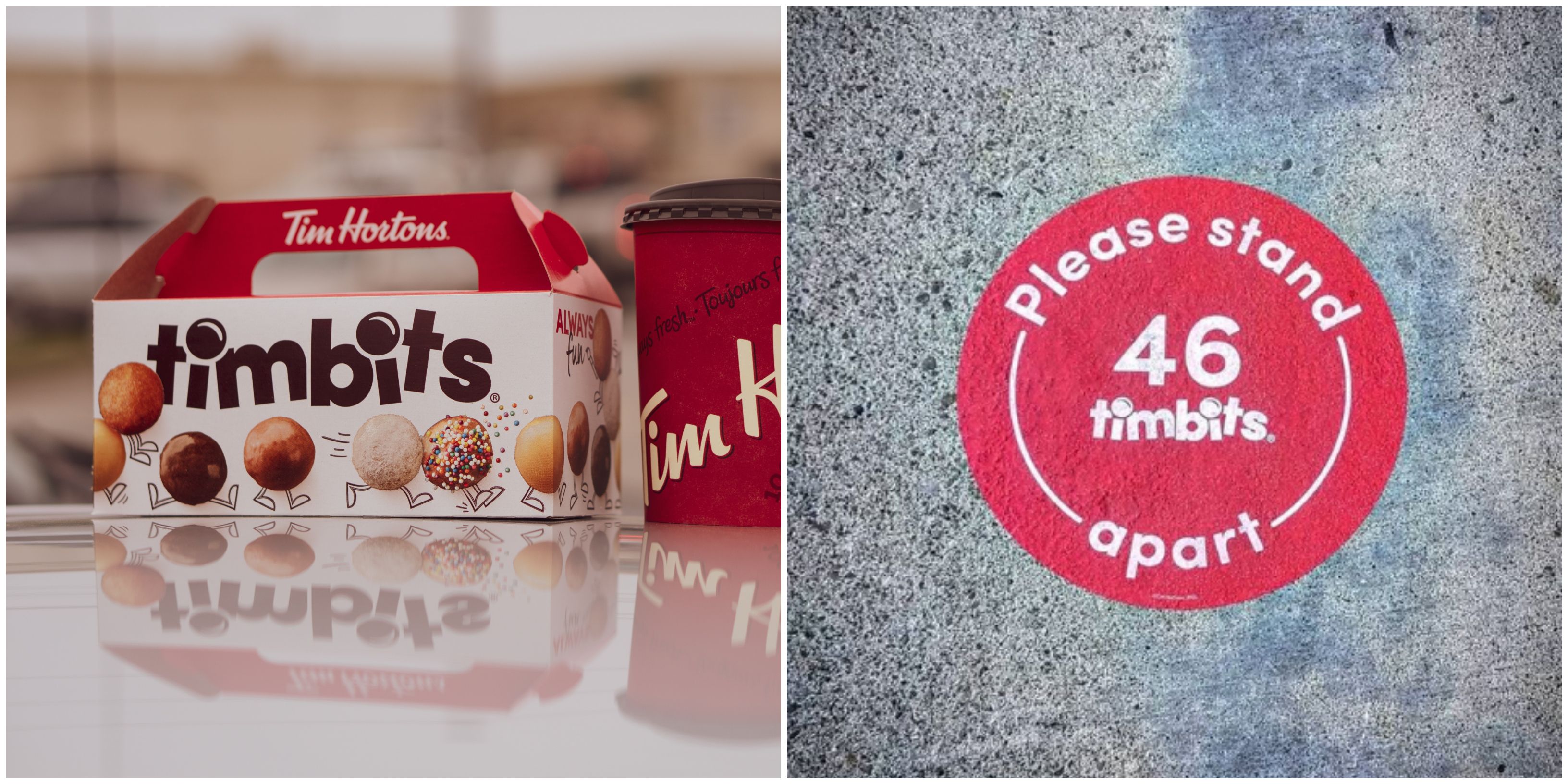 Tim Hortons Timbits Are A Way To Measure Physical Distance & Someone Tested It On TikTok