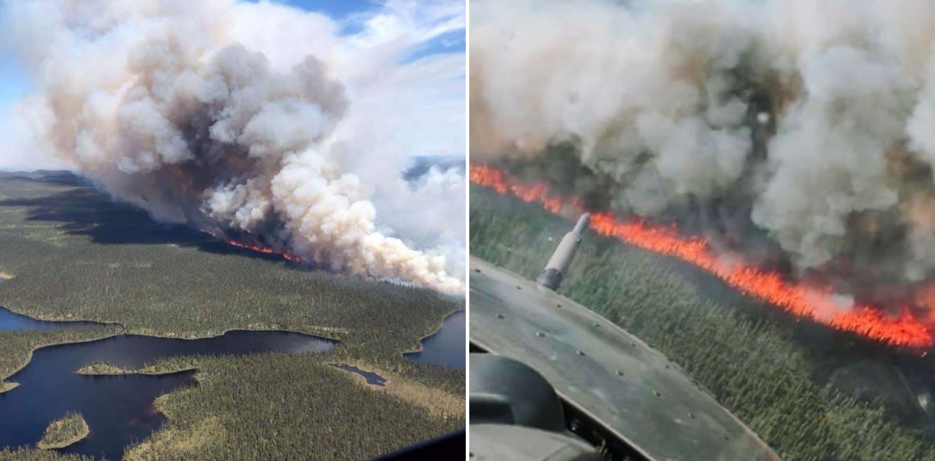 Le feu de forêt au Lac-Saint-Jean fait des ravages (PHOTOS)
