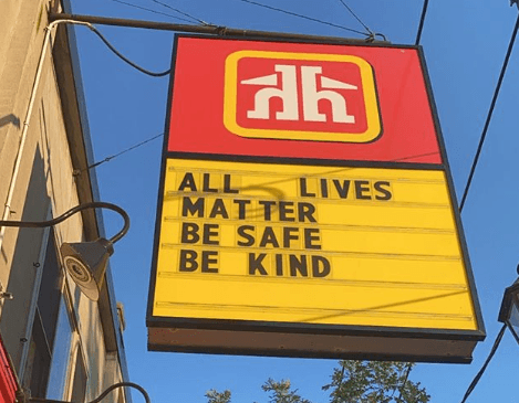 Toronto Home Hardware Takes Down 'All Lives Matter Sign' After Backlash (PHOTO)