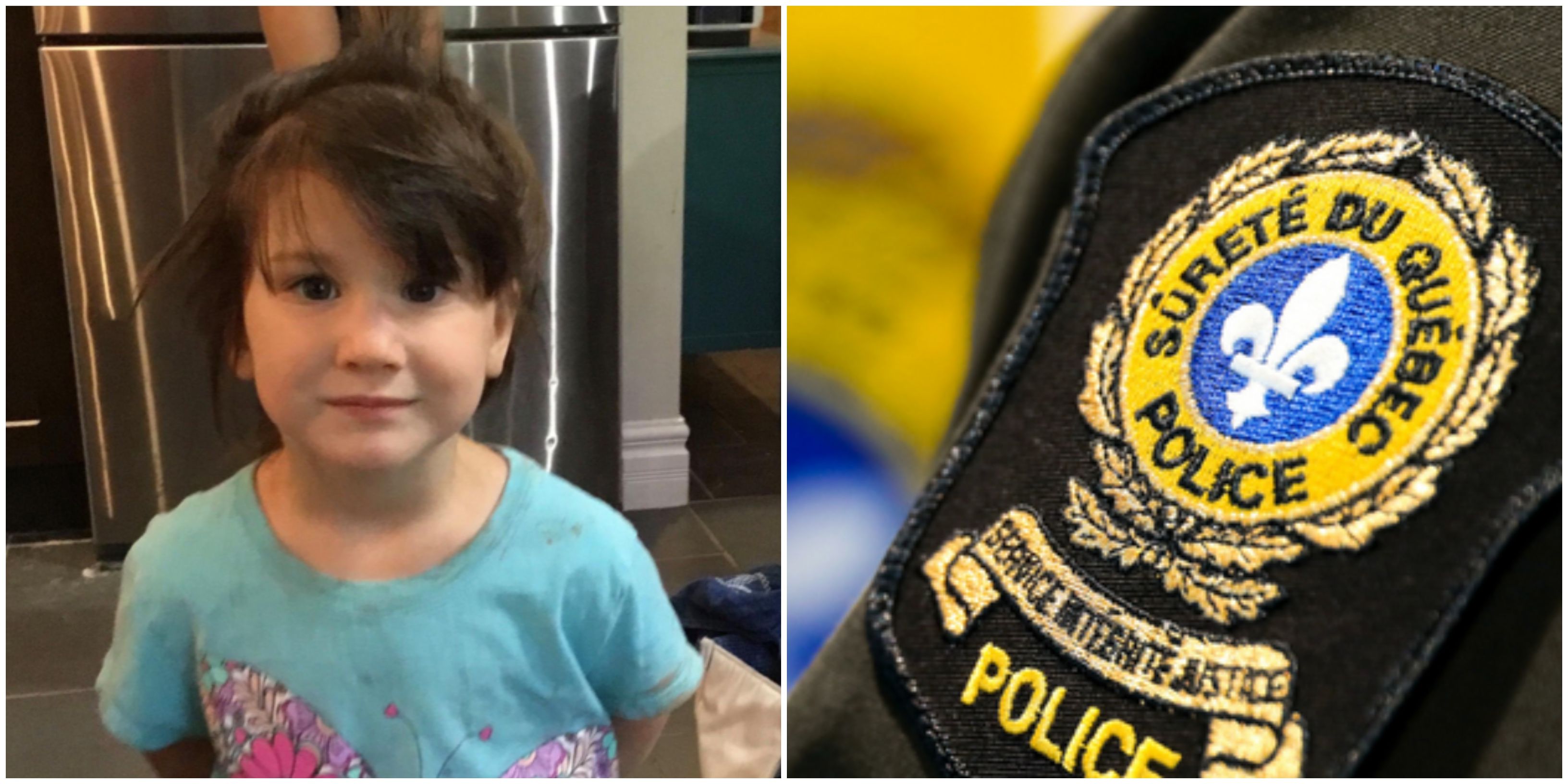 La fillette de 4 ans disparue dimanche près de Québec a été retrouvée morte (VIDÉO)