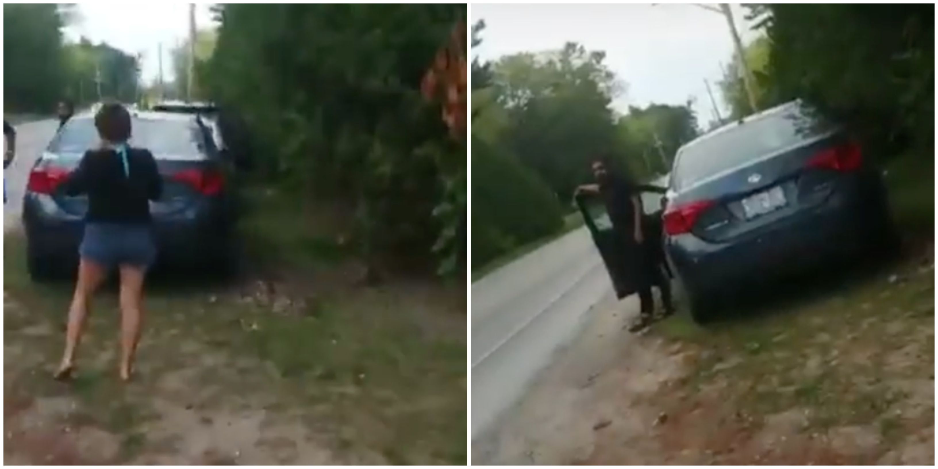 Wasaga Woman Hurls Racist Insults At Visitors Parked Outside Her Home (VIDEO)