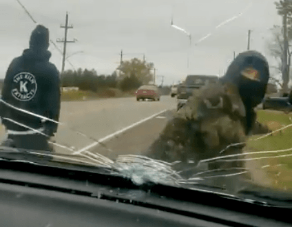 Ontario Police Just Released Footage Of A Violent Attack On Their Cruiser (VIDEO)