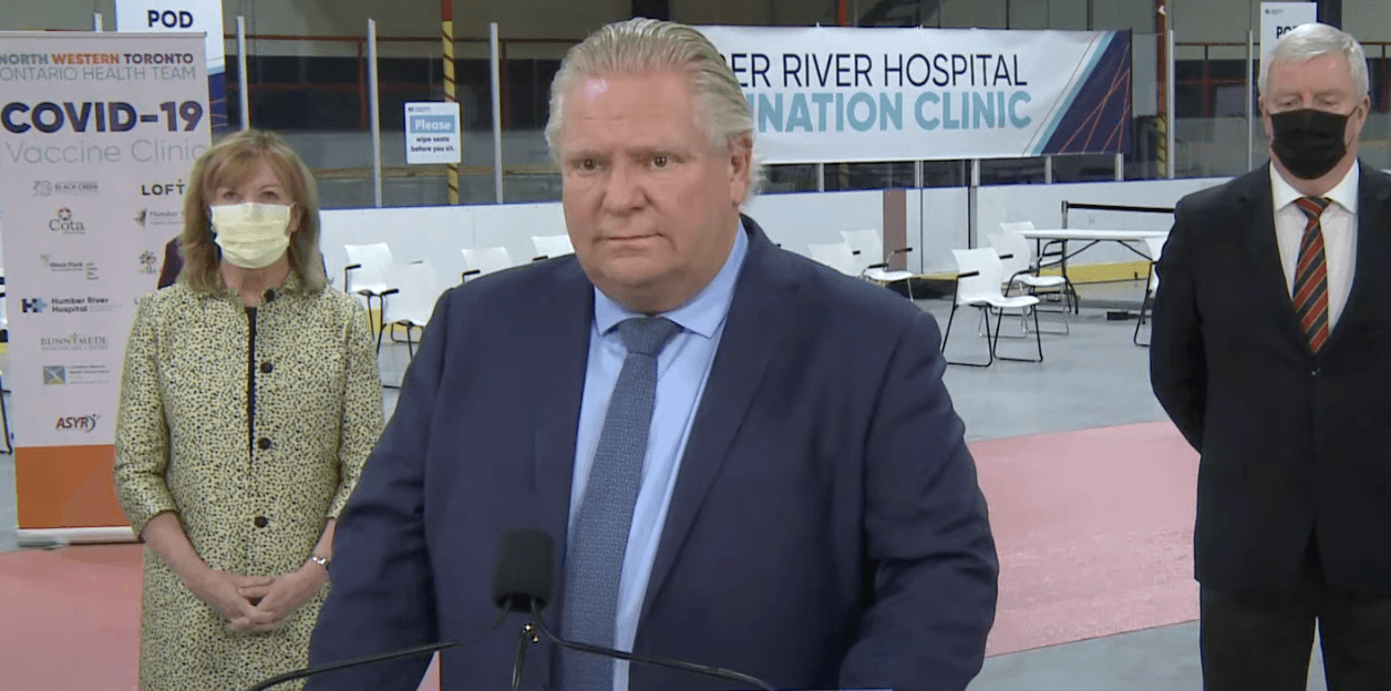 Doug Ford Says He 'Won't Hesitate' To Lock Ontario Down Again If He Has To