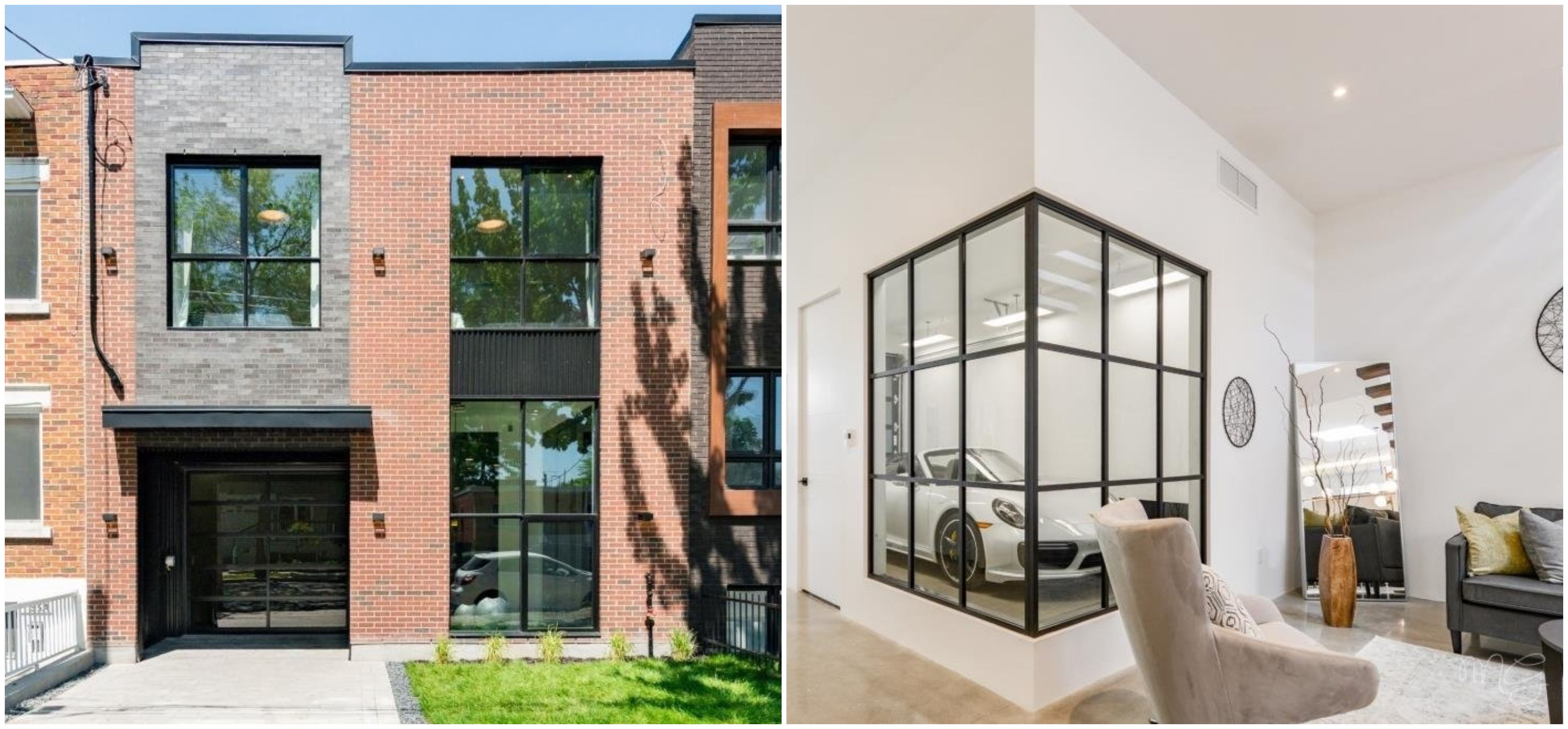 Maison élégante à vendre à Montréal avec un garage presque dans le salon