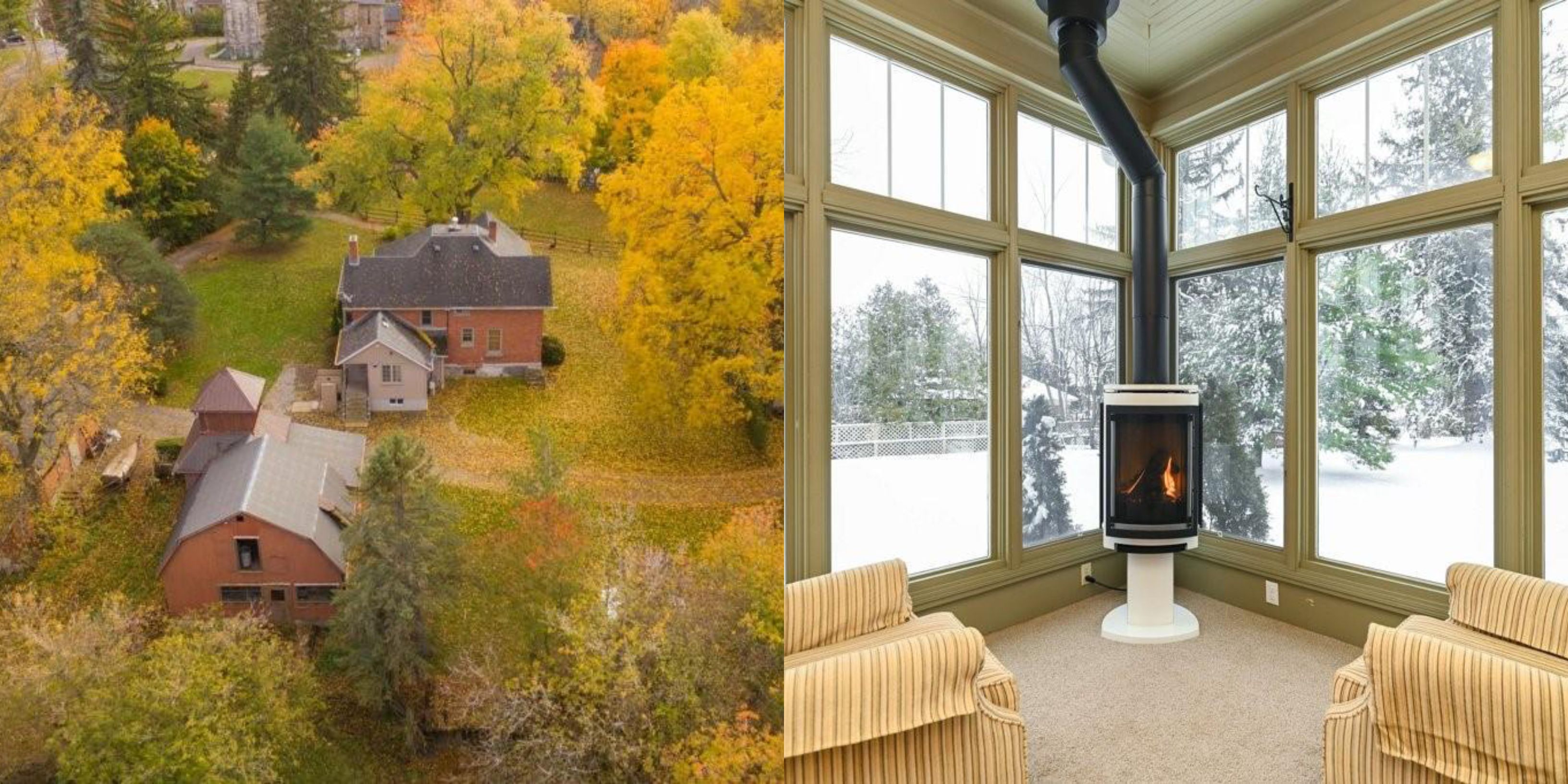 This 5-Bedroom Ontario Home Has A Magical Winter Sunroom & Is Cheaper Than City Living