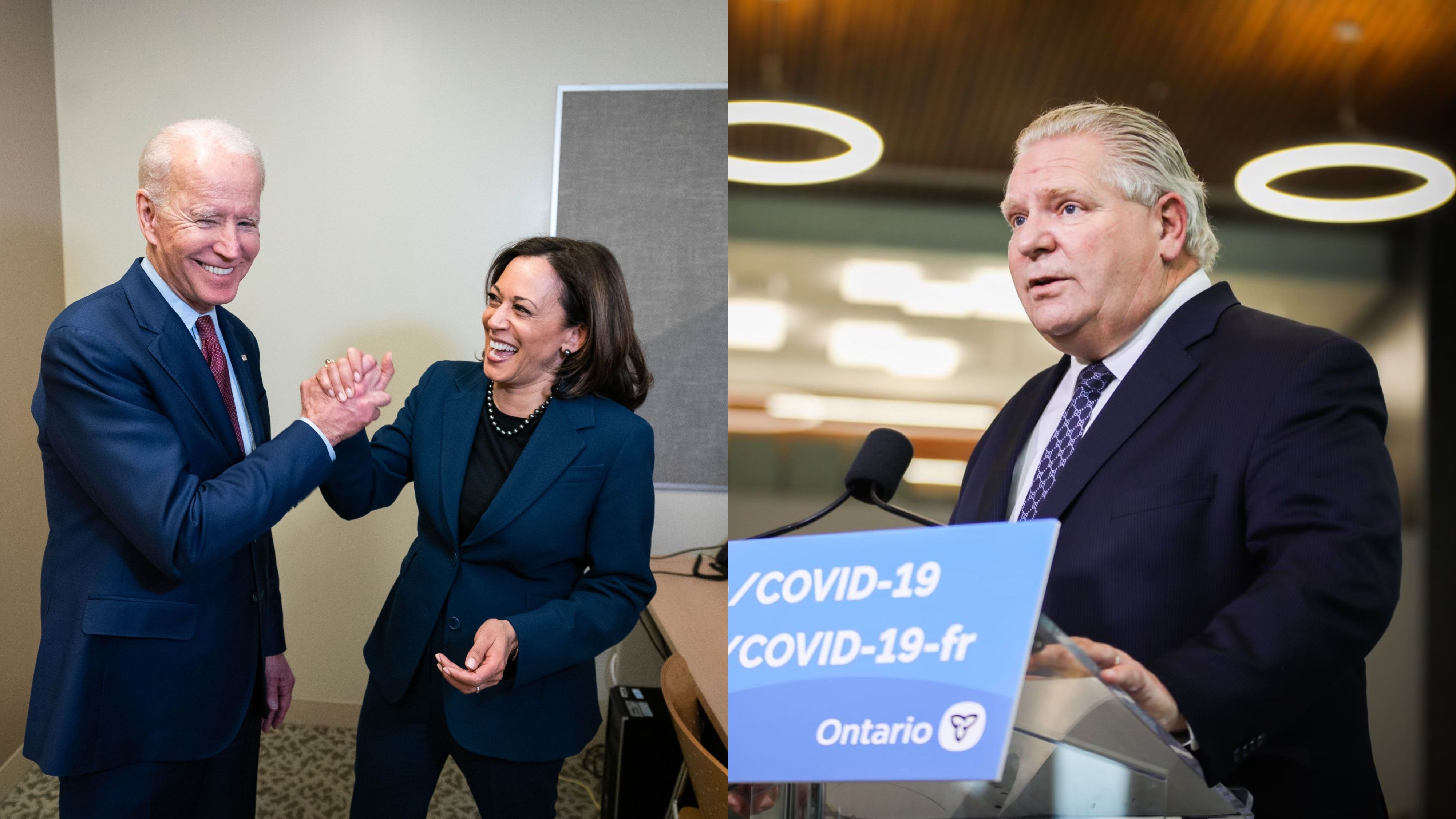 Doug Ford Says 'The Least' That Joe Biden Can Do Is Give Canada A Million Vaccine Doses