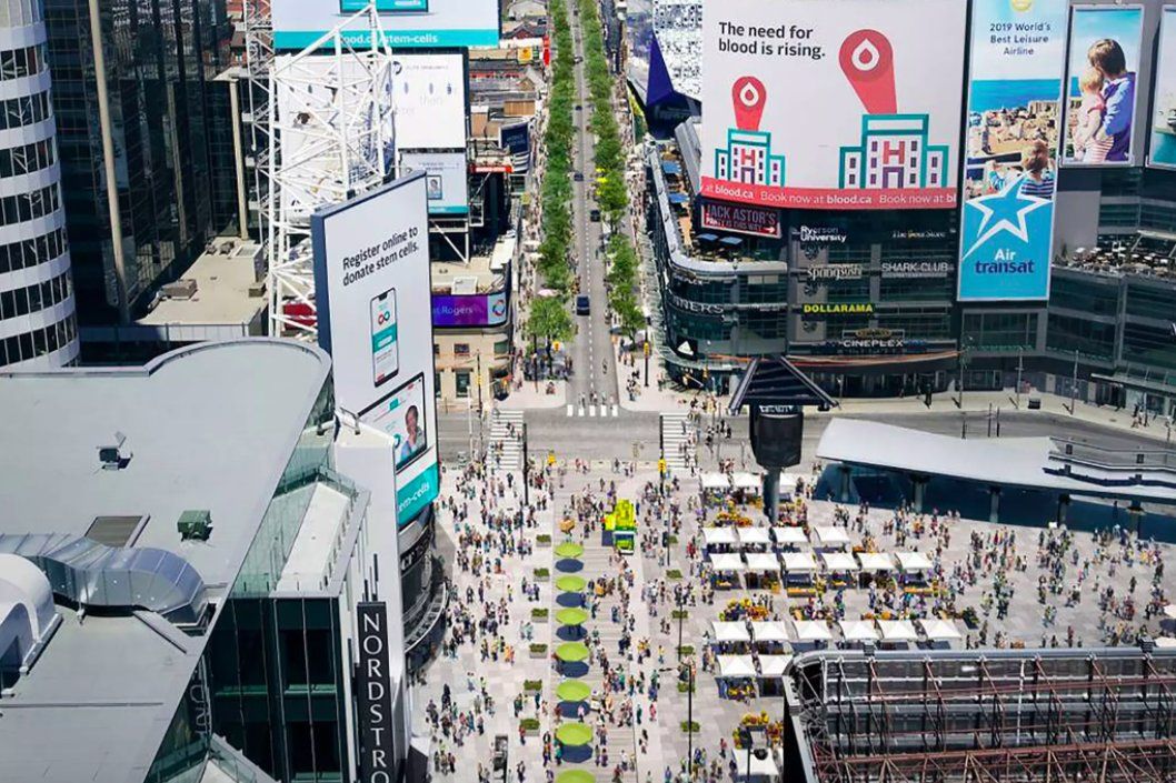 Yonge Street Is Being Transformed Into A Pedestrian-Only Zone (PHOTOS)