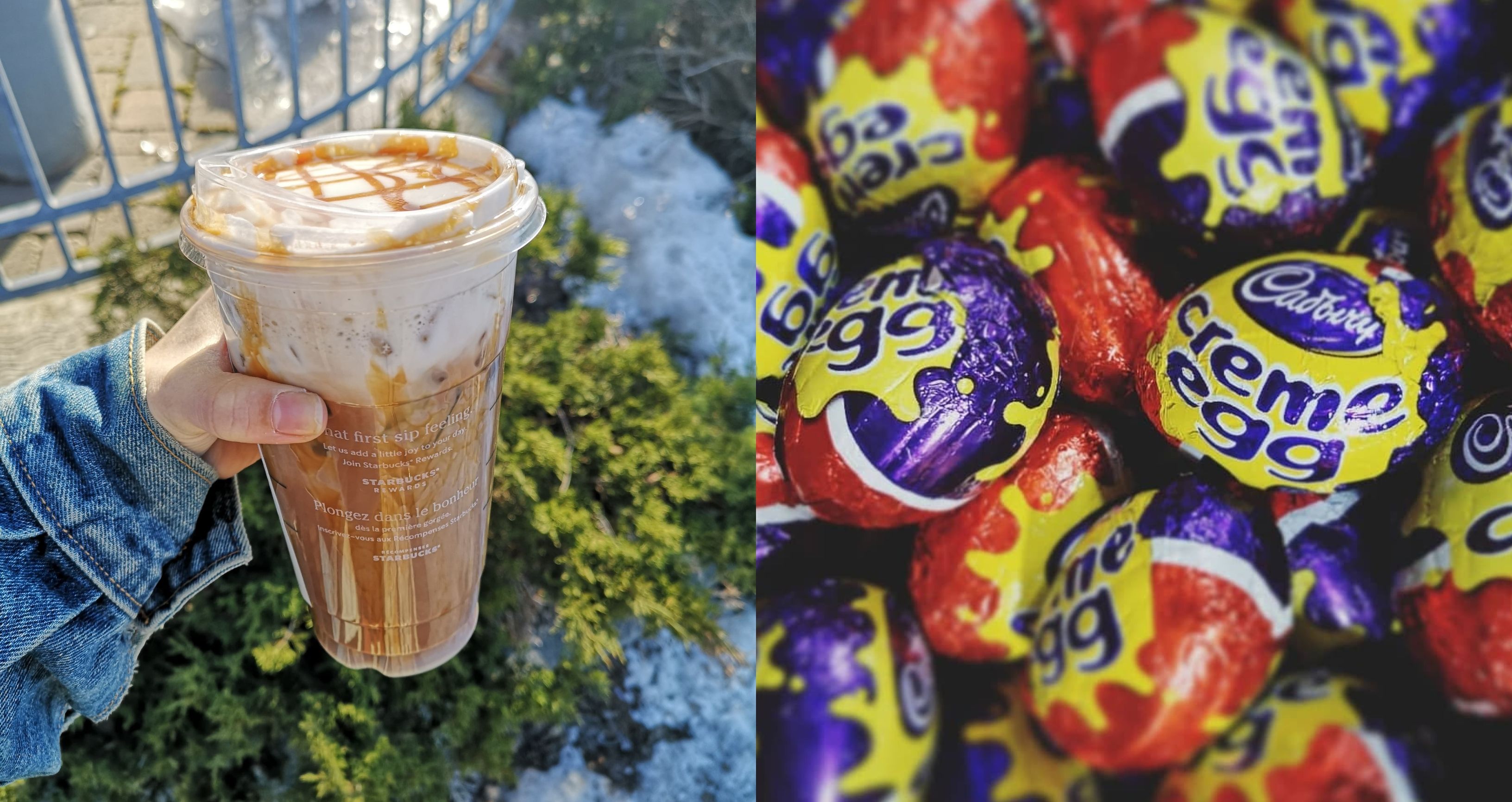Café Starbucks au Cadbury Creme Egg