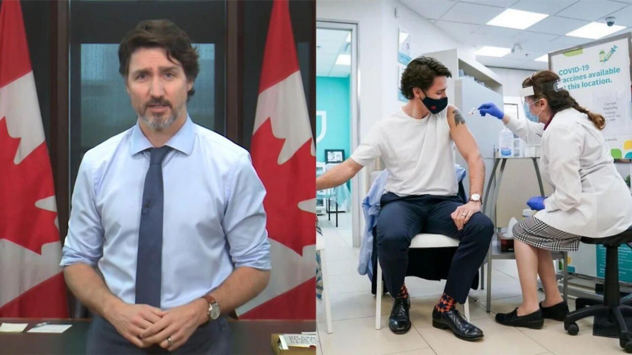 Justin Trudeau Says He's 'Very, Very Happy' He Got The AstraZeneca Vaccine