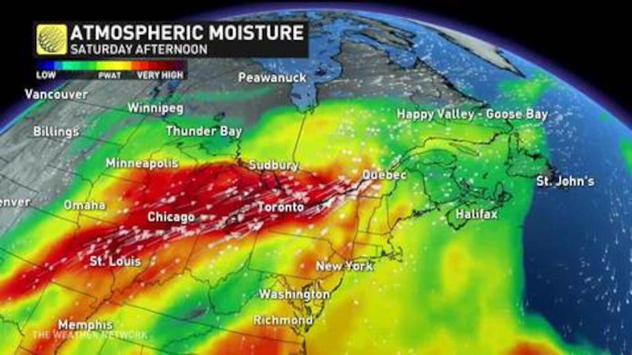 Parts Of Ontario Are About To Get Slammed With A Month's Worth Of Rain In Only 7 Days