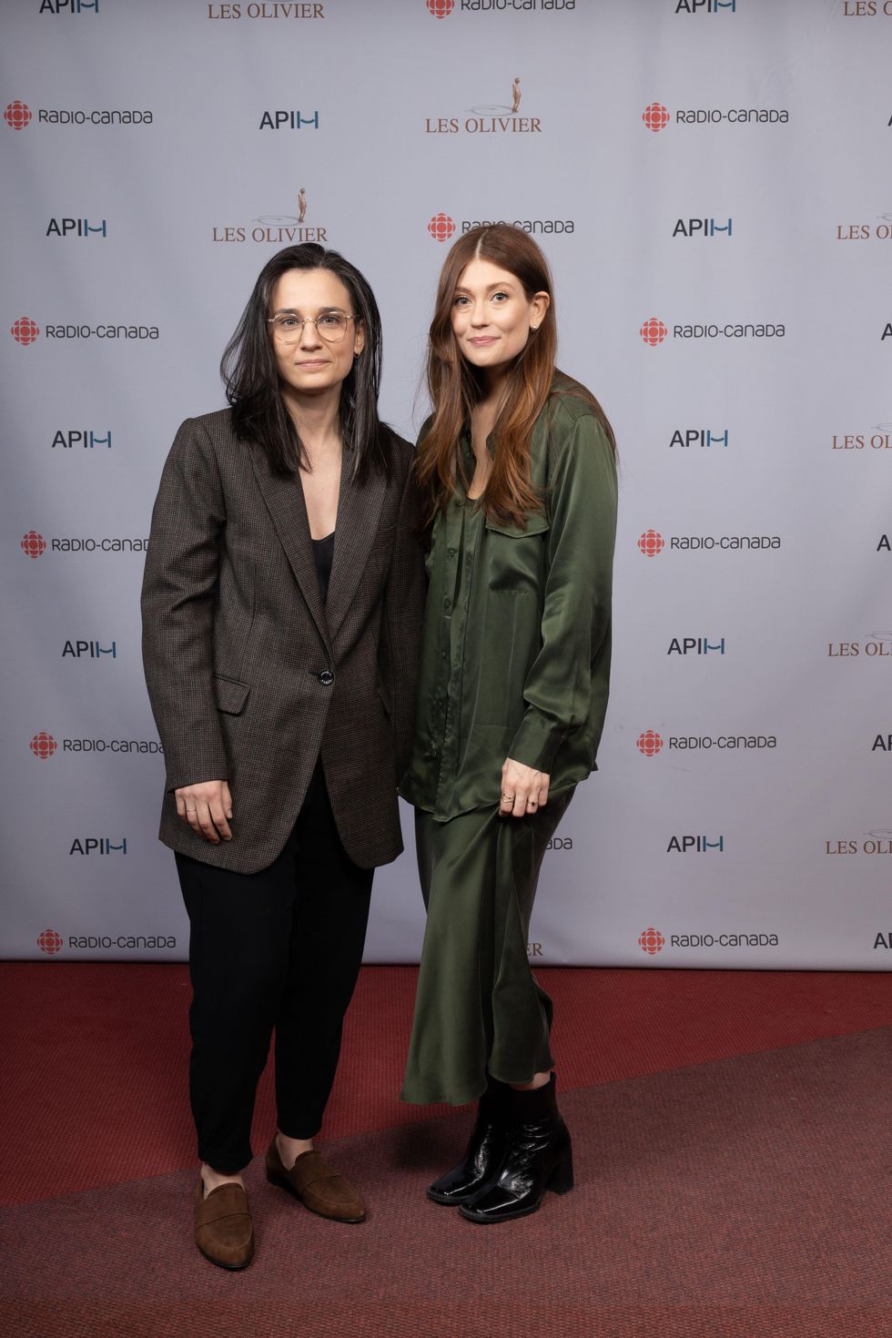 Katherine Levac et sa conjointe Chlo\u00e9 Robichaud.