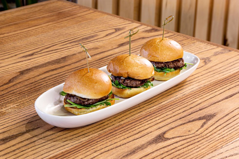 Wagyu sliders.