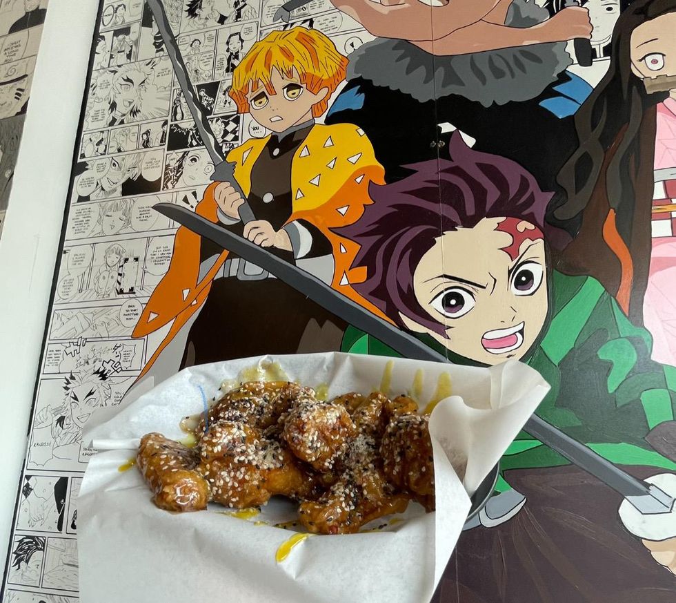 Sweet Zenitsu wings from Crave Wings.