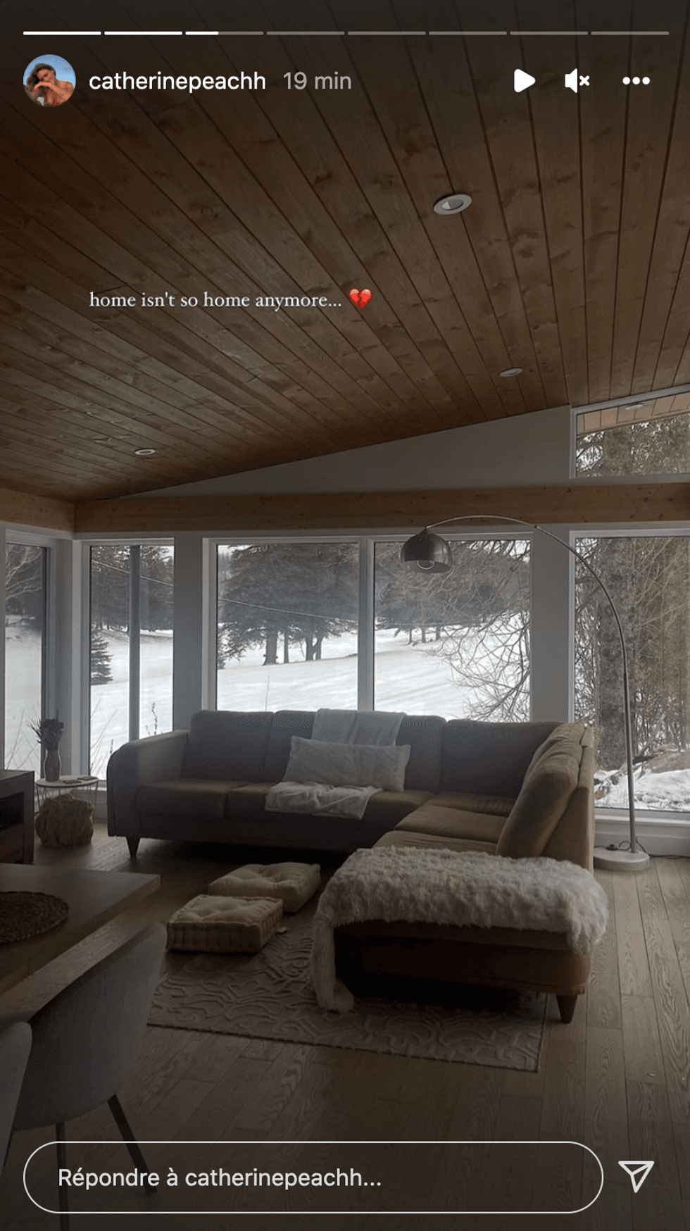 Le chalet d'Occupation Double remporte par Catherine Peach Paquin.