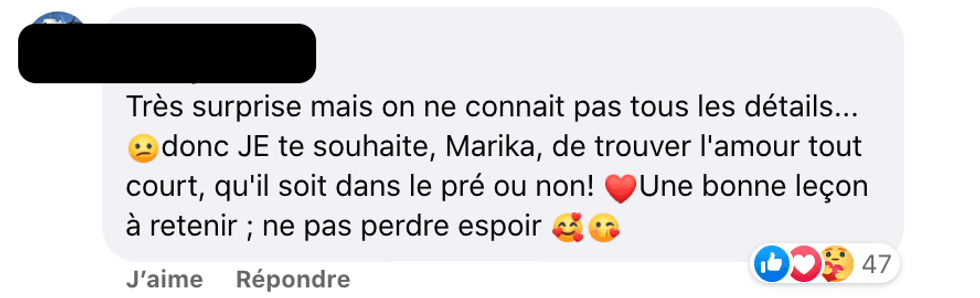 R\u00e9actions sur L'amour est dans le pr\u00e9.
