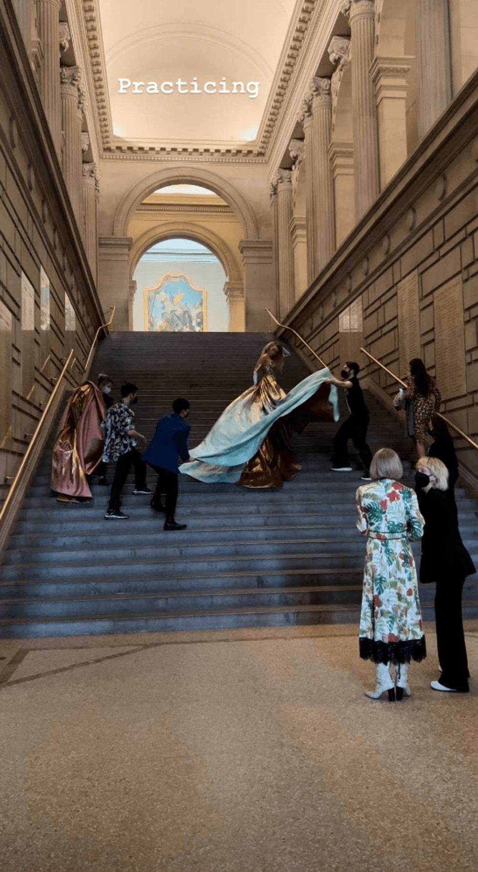 Blake Lively's dressed being transformed.