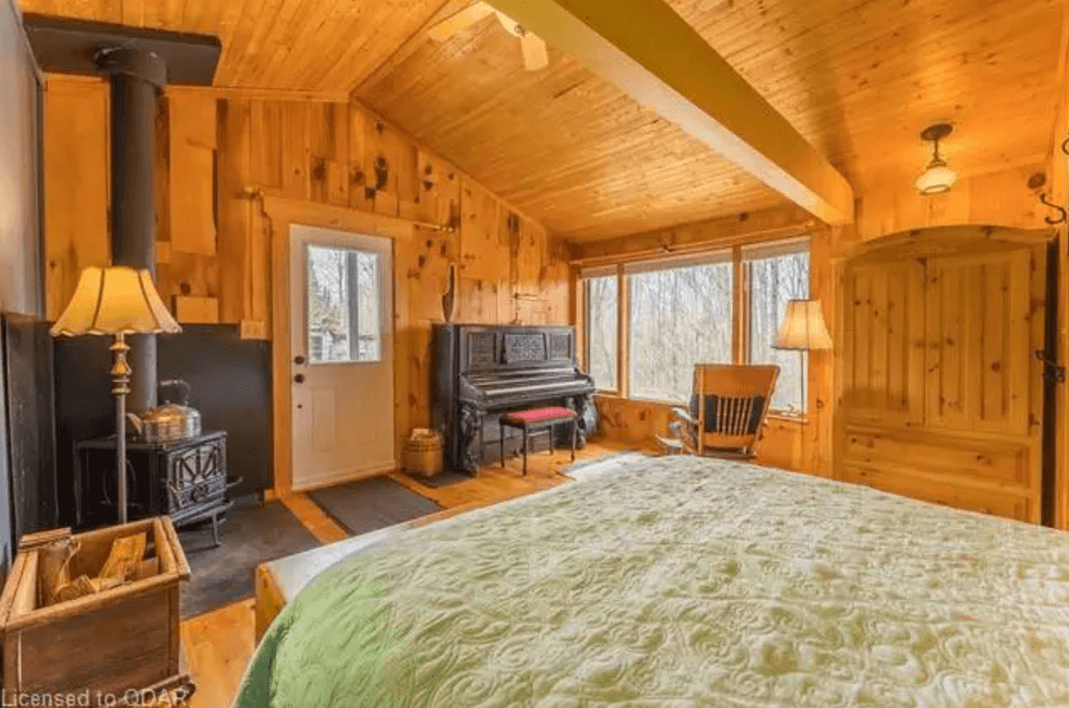 One of the bedrooms.