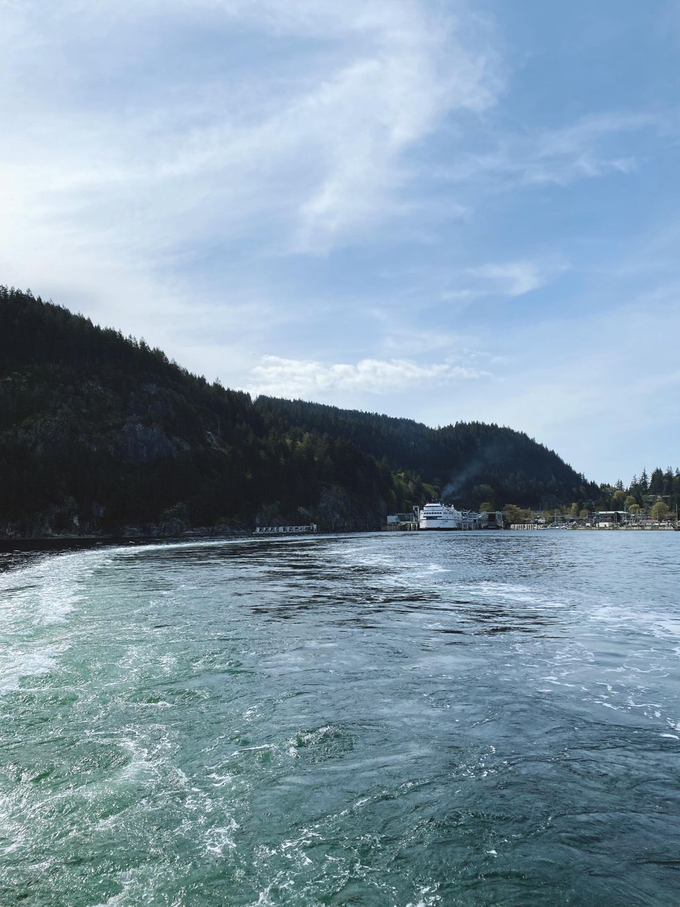 Leaving Horseshoe Bay BC Ferries terminal.