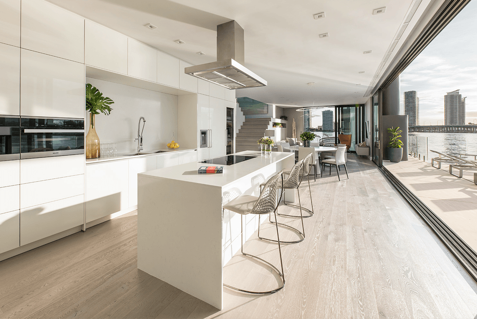 The kitchen view of the Arkup 75.