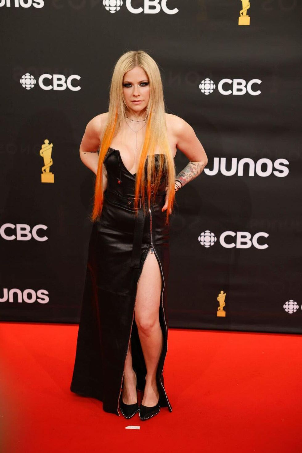 Avril Lavigne at the JUNOS.