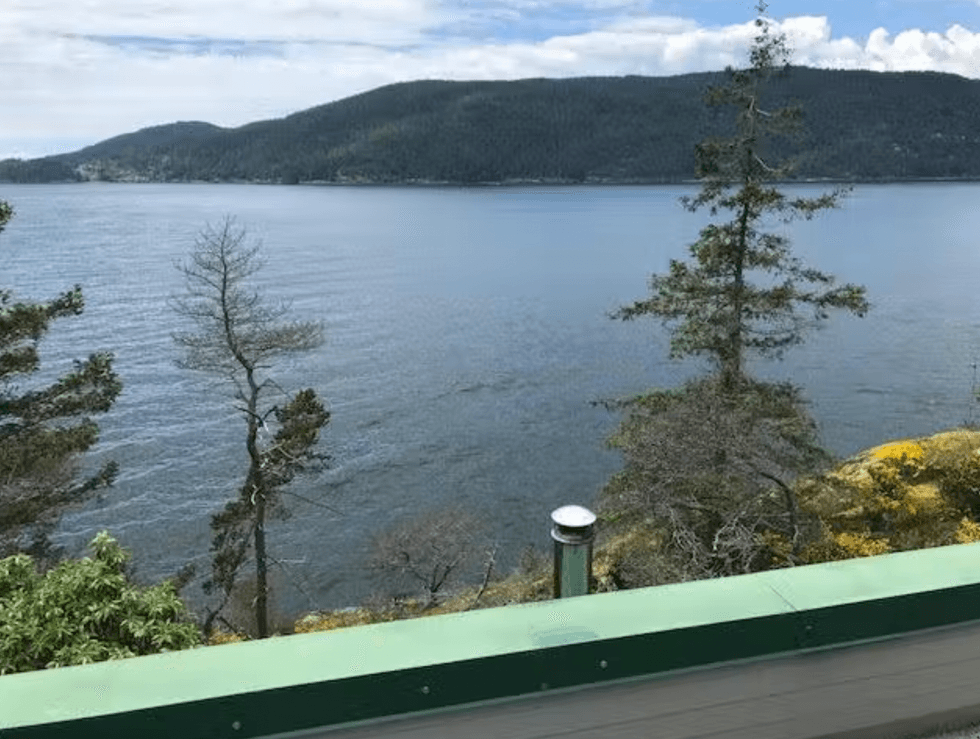 Ocean views from the home.
