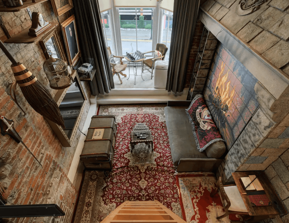 Harry Potter-inspired living space.