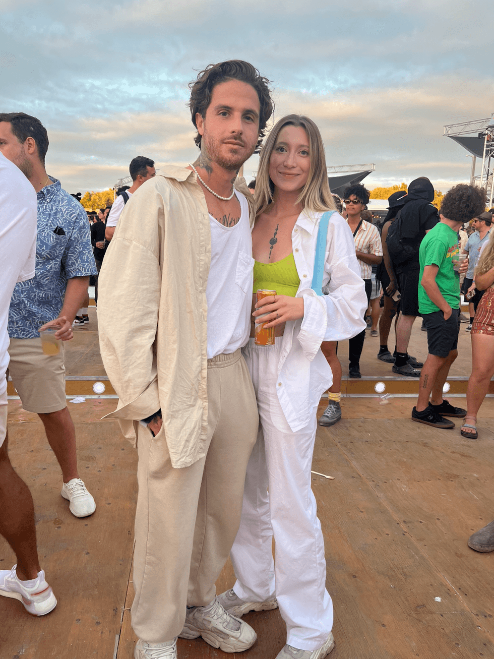 Mathieu Courtemanche et Marilyne Bertrand \u00e0 Osheaga.