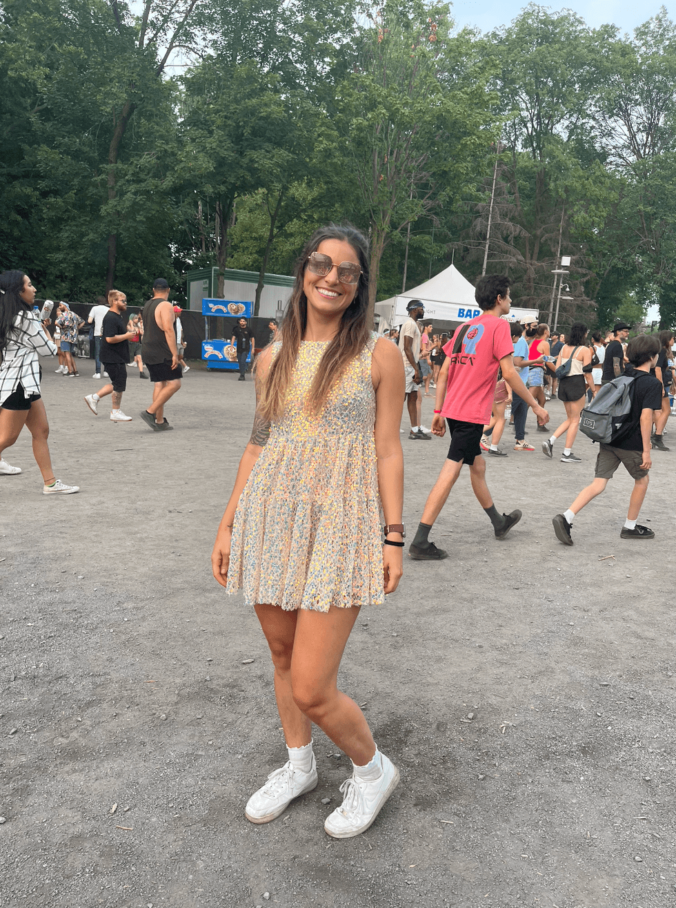 Look de festival \u00e0 Osheaga.