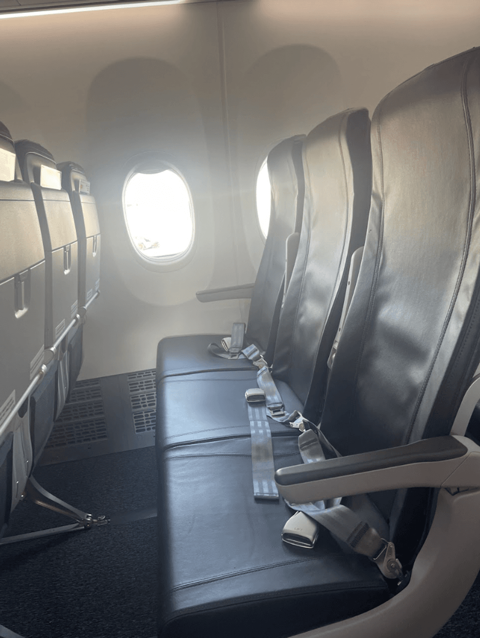 Seats on the Lynx Air flight.