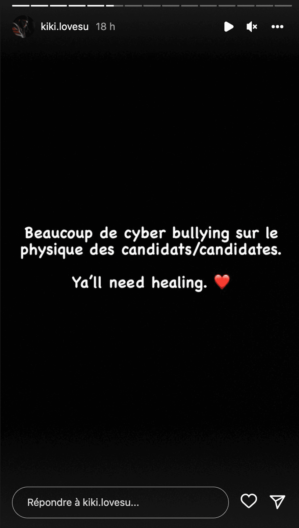 R\u00e9actions sur les candidats et candidates d'OD.