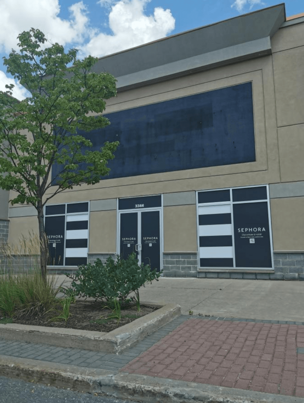 Devanture du Sephora Boisbriand.