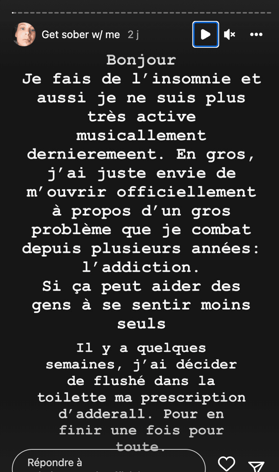 Explication de Val\u00e9rie Carpentier.