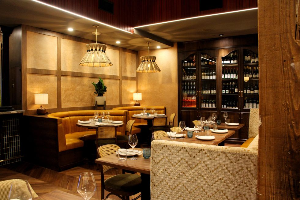 Back section of the restaurant.