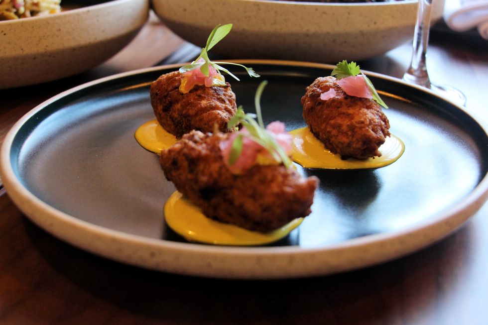 Salt Cod Fritters.