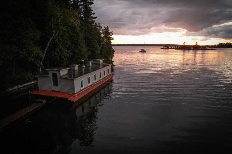Haunted boat on the Ottawa River.